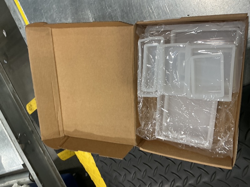 Photo 1 of 12 Sizes Silicone Epoxy Resin Molds, Square Rectangular Resin Art Display Mold, Soft and Easy to Unmold, Silicone Casting Molds, for Soap, Candles, Specimen, Dried Flower, DIY Handicrafts