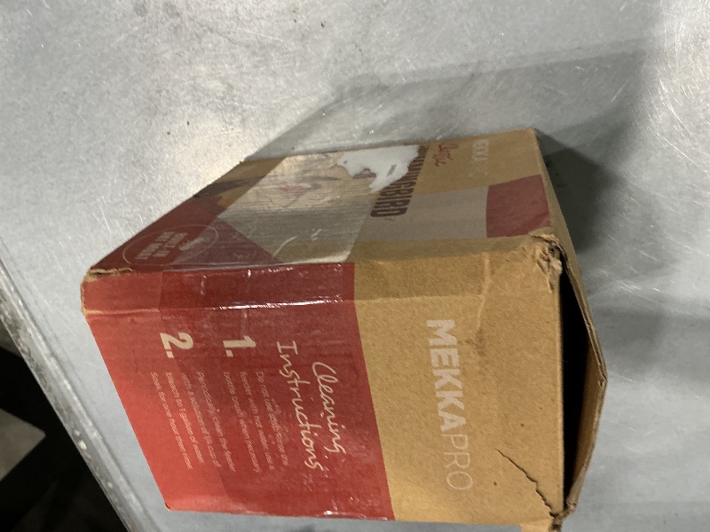 Photo 1 of [ MISSING PIECE TO HANG UP FEEDER] MEKKAPRO Outdoor Hummingbird Feeder Made from Glass, Humming Bird Feeders for Outdoors Hanging Ant and Bee Proof with 5 Nectar Feeding Stations, Bright Red, Backyard Feeder (10 Ounces)