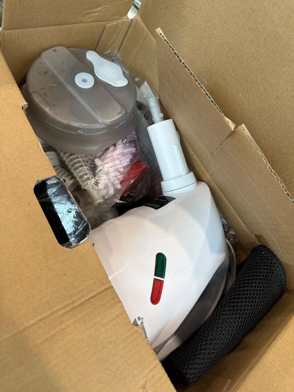 Photo 1 of 10-in-1 Steam Cleaner, Steam Mop & Detachable Handheld Steam Cleaner, 320ml Water Tank, 10s Fast Heating, Portable Steamer for Kitchen, Floor, Tiles, Window, BBQ Grill, Car, Soft White