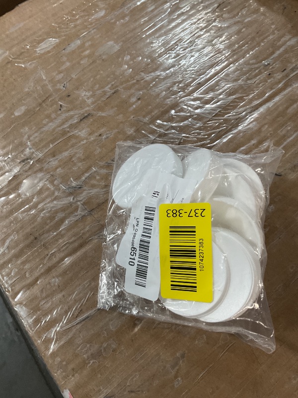Photo 1 of (6-Pack) Calvana 53mm Reusable Water Jug Caps, Lids for 3 and 5 Gallon Water Jug, Water Bottle Cover Screw Top, Compatible with American Maid Plastic Water Bottles and Jugs Ranging, PP Material, White