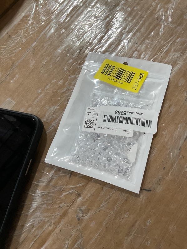 Photo 1 of ***MISSING PARTS***
Hicarer 800 Pieces Diamond Decorations Acrylic Diamond Table Scatter Crystals for Table for Vase Fillers Party Decorations(12, 8, 6, 3, 2mm,Clear)