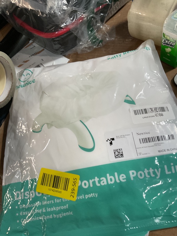 Photo 1 of [36 Counts] Newnice Disposable Potty Liners with Absorbent Pads, Leak-proof Portable Travel Bags for Toddler Training, Compatible with OXO Tot 2-In-1 Go Potty & Most Potty Chairs