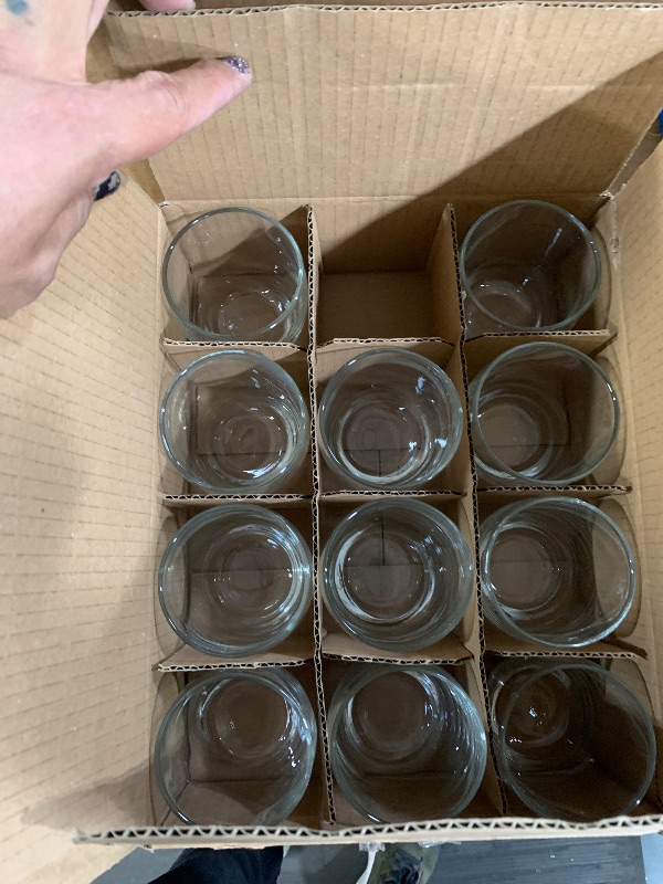 Photo 1 of ***STOCK PHOTO ONLY***PARTIAL SET - PRICE ADJUSTED***OJA Stemless Wine Glasses Set of 12, 15oz Crystal Red White Wine Glasses, No Stem, Clear, Sturdy Drinking Glass for Daily Use, Birthday, Wedding, Home Party, Anniversary, Shower Gift
