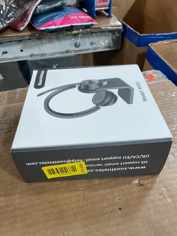 Photo 1 of (Upgraded Version) Wireless Headset, Bluetooth Headset with Noise Cancelling Microphone, Best Headphones with Mic Mute & USB Dongle for PC/Computer/Laptop/Cell Phones/Remote Work/Call Center