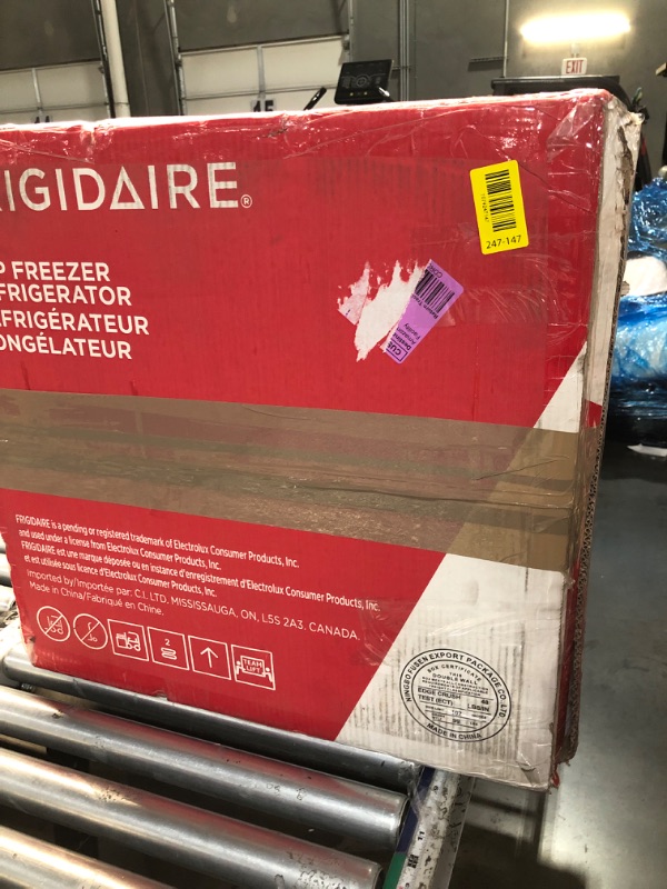 Photo 1 of ***FACTORY SEALED - OPENED FOR INSPECTION*** Frigidaire EFR786 Retro Apartment Size Refrigerator with Top Freezer - 2 Door Fridge with 7.5 Cu Ft of Storage Capacity, Adjustable Spill-Proof Shelves, Door & Crisper Bins, Black