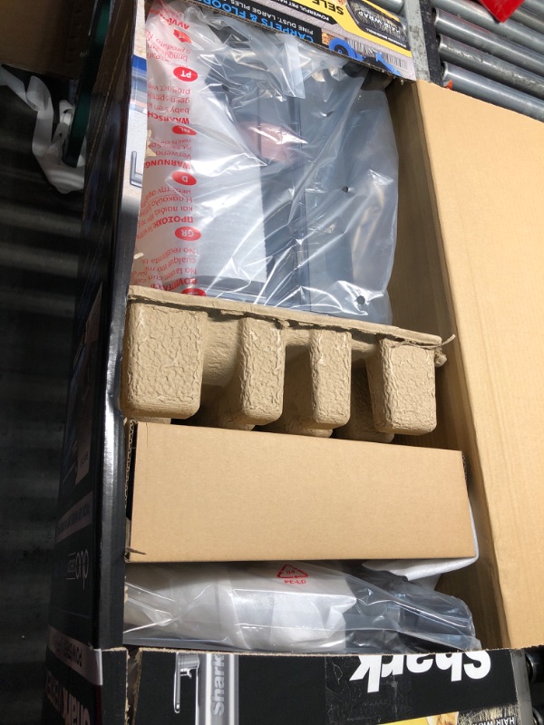 Photo 1 of ***FACTORY SEALED - OPENED FOR INSPECTION*** Shark AZ2002 Vertex Powered Lift-Away Upright Vacuum with DuoClean PowerFins, Self-Cleaning Brushroll, Large Dust Cup, Pet Crevice Tool, Dusting Brush & Power Brush, Silver/Rose Gold
