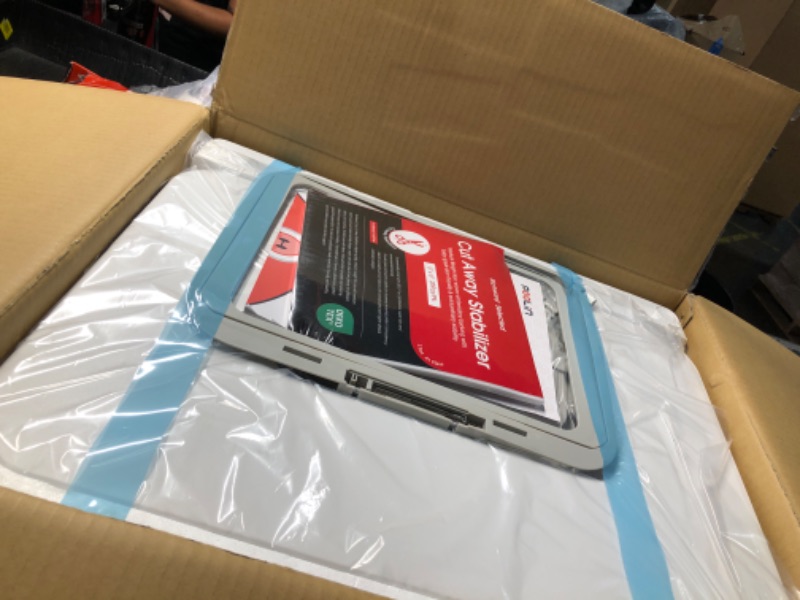 Photo 1 of ***FACTORY SEALED - OPENED FOR INSPECTION*** PooLin EOC06 Embroidery Machine,11"x7.9",7.9"x7.9",5.5"x5.5" Embroidery Area,Computerized Embroidery Machine for Beginners Gifts,7" Touchscreen,200 Built-in Designs,USB & Wireless