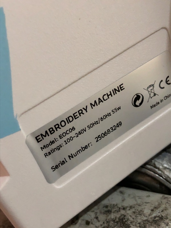 Photo 1 of ***FACTORY SEALED - OPENED FOR INSPECTION*** PooLin EOC06 Embroidery Machine,11"x7.9",7.9"x7.9",5.5"x5.5" Embroidery Area,Computerized Embroidery Machine for Beginners Gifts,7" Touchscreen,200 Built-in Designs,USB & Wireless