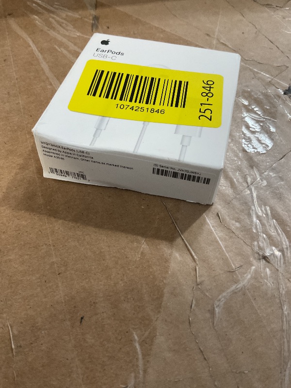 Photo 1 of ****open for inspection*****Apple EarPods Headphones with USB-C Plug, Wired Ear Buds with Built-in Remote to Control Music, Phone Calls, and Volume