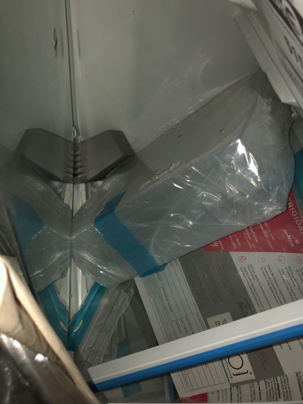 Photo 1 of ***HEAVILY USED MAJOR DAMAGE FOR PARTS ONLY TRUCK OR TRAILER PICKUP ONLY***
Frigidaire® 22 Cu. Ft. Stainless Steel Standard Depth Side By Side Refrigerator