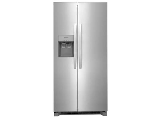 Photo 1 of ***HEAVILY USED MAJOR DAMAGE FOR PARTS ONLY TRUCK OR TRAILER PICKUP ONLY***
Frigidaire® 22 Cu. Ft. Stainless Steel Standard Depth Side By Side Refrigerator