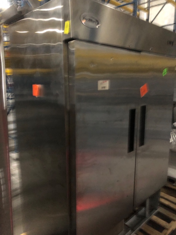 Photo 1 of ***HEAVILY USED MAJOR DAMAGE FOR PARTS TRUCK OR TRAILER PICK UP***
ICECASA Commercial 54" 2-Door Reach-In Refrigerator 49 Cu.ft – ETL, NSF & DOE Certified | ICE-49R