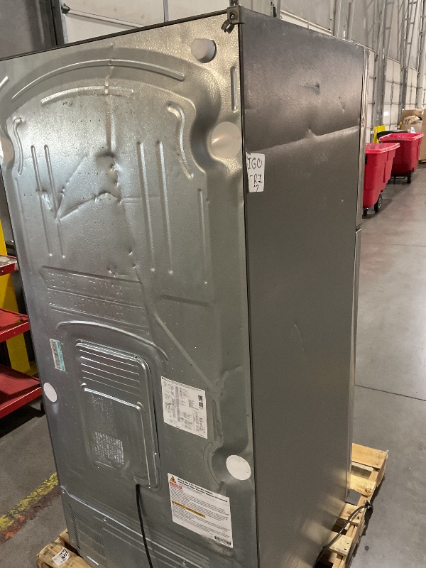 View 9 of ***MAJOR DAMAGE HEAVILY USED TRUCK OR TRIALER PICKUP ONLY***
30 in. 20 cu. ft. Top Freezer Refrigerator in Stainless Steel, Energy Star, Garage Ready
