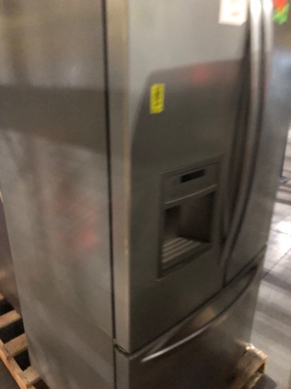 Photo 1 of ***HEAVILY USED MAJOR DAMAGE FOR PARTS ONLY TRUCK OR TRAILER PICKUP ONLY***
28 Cu. Ft. Standard-Depth French Door Refrigerator