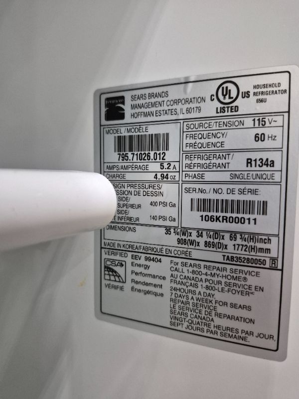 Photo 1 of ***HEAVILY USED MAJOR DAMAGE FOR PARTS ONLY TRUCK OR TRAILER PICKUP ONLY***
28 Cu. Ft. Standard-Depth French Door Refrigerator