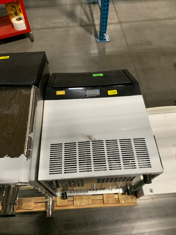 Photo 1 of ***HEAVILY USED MAJOR DAMAGE***
Coolski 200 lbs/24H Commercial Ice Maker Machine,45 Cubes/6mins, 35 lbs Ice Storage Capacity, Under Counter Ice Maker Self Cleaning, Stainless Steel Freestanding Ice Maker for Home Bar Restaurant