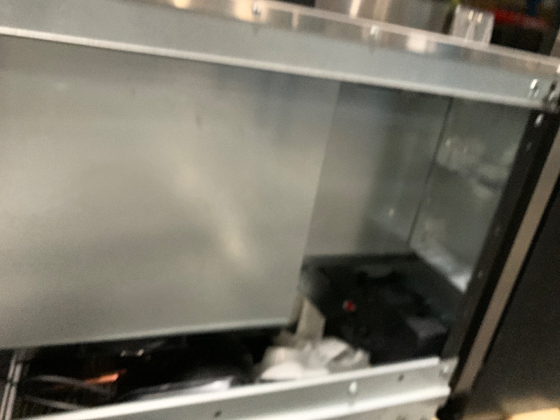 View 7 of ***HEAVILY USED UNKNOWN IF MISSING***
24 in. Dual Zone 27-Bottle and 105-Can Wine and Beverage Cooler Built-in Two Door Handles Wine Fridge in Silver