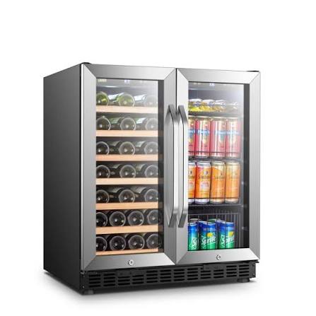 Photo 1 of ***HEAVILY USED MINOR DAMAGE***
Lanbo 24 Inch Wine and Beverage Cooler - LB36BD