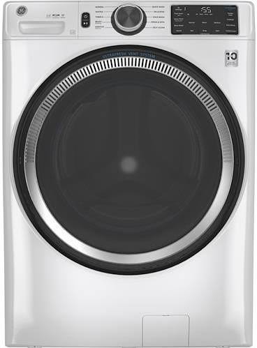 Photo 1 of ***********MISSING MAIN CONTROL NOB*************
GE® 5 Cu. Ft. White Front Load Washer with SmartDispense™ UltraFresh Vent System with OdorBlock™