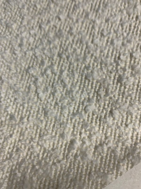 Photo 1 of **UNKNOWN IF MISSING PIECES**KISLOT Wood Bed Frame with Upholstered Headboard, Mid-Century Boucle Fabric Platform Modern Bed Mattress Foundation Noise-Free No Box Spring Needed Easy Assembly