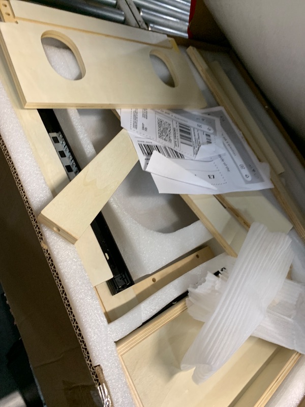 Photo 1 of ** missing parts**
**partial set**
JAGAHAHA Wooden Overland Camping Slide-Out Kitchen with Drawer, Left Side, for SUV/Storage Space, for 2 Burners Stove, Folding Design