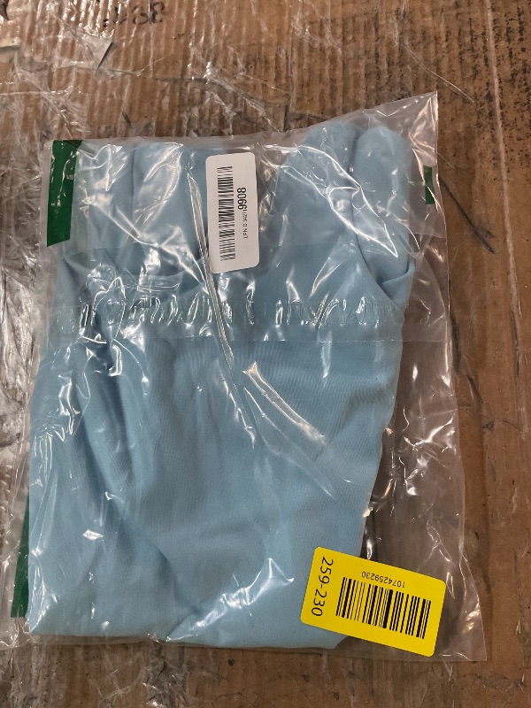 Photo 1 of ***STOCK PHOTO FOR REFERENCE ONLY***
Team Basic Short Sleeve Leotard- Girls, Blue Eyes, Medium