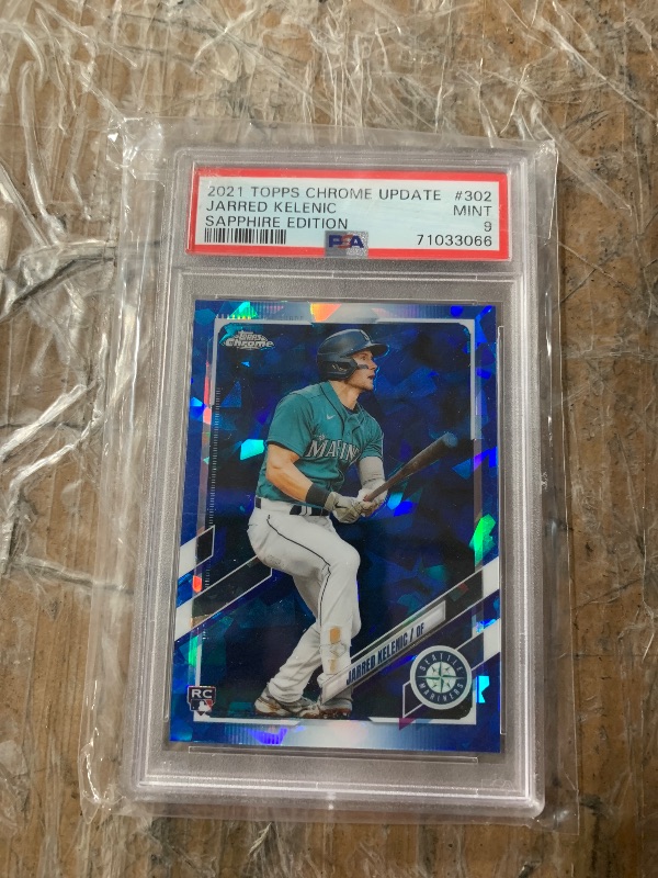 Photo 1 of [PSA 9] Jarred Kelenic 2021 Topps Chrome Update Sapphire Edition