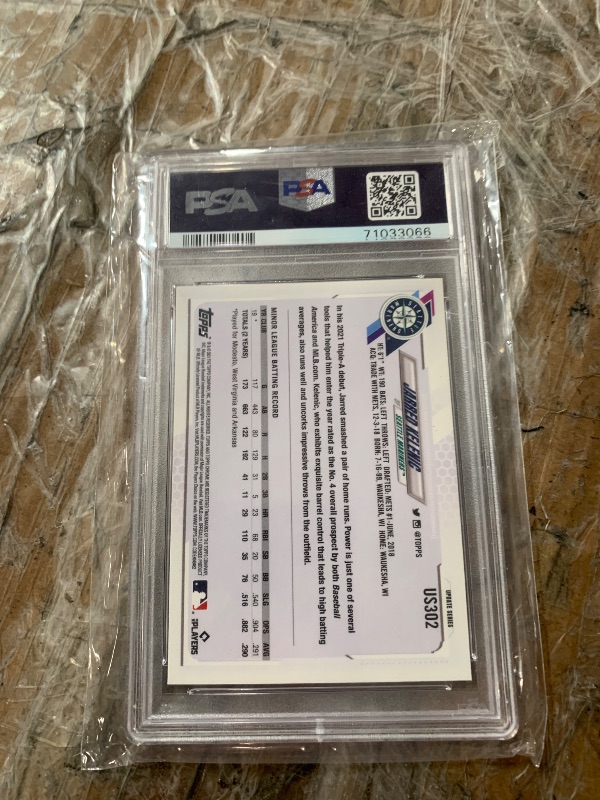 Photo 1 of [PSA 9] Jarred Kelenic 2021 Topps Chrome Update Sapphire Edition