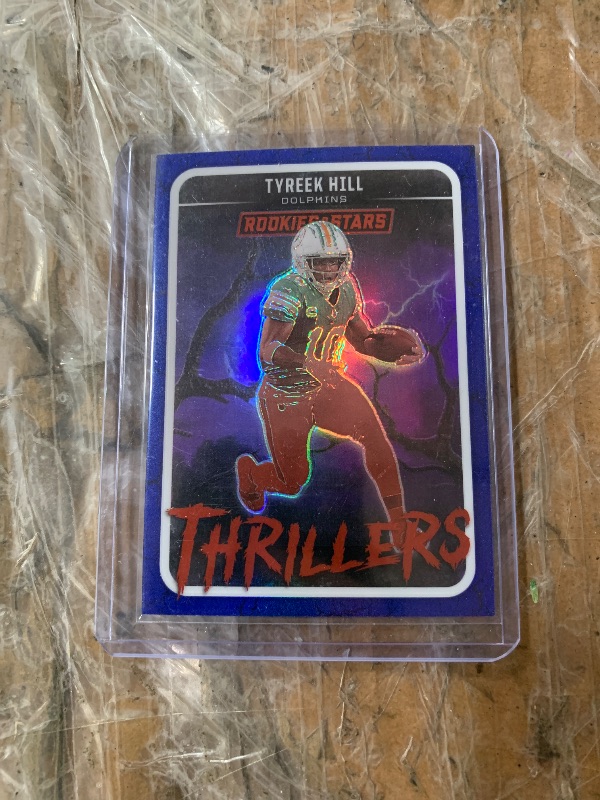 Photo 1 of 2025 Panini Rookies & Stars - Thrillers Tyrel Hill #4 24/50 Blue