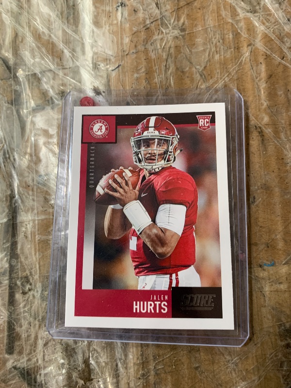 Photo 1 of Jalen Hurts [Scorecard] #394 2020 Panini Score