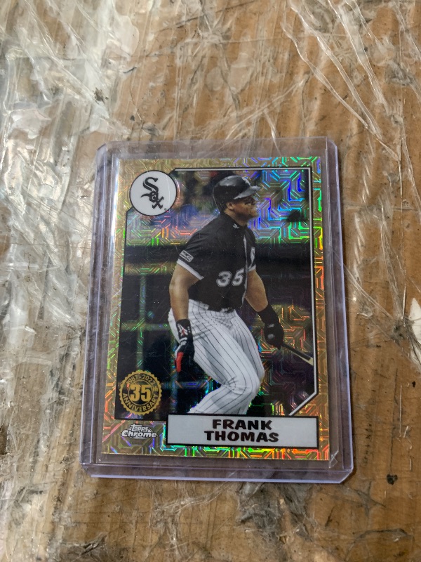 View 1 of Frank Thomas #T87C-45 2022 Topps Silver Pack 1987 Chrome