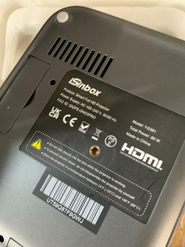 Photo 1 of [2000 ANSI/Auto Focus & Keystone/Built-in APP] 4K Outdoor Projector with Wifi and Bluetooth, Smart Portable Projector with Built in Apps YouTube/PrimeVideo & Dolby, Home Theater Projector with HDR10+