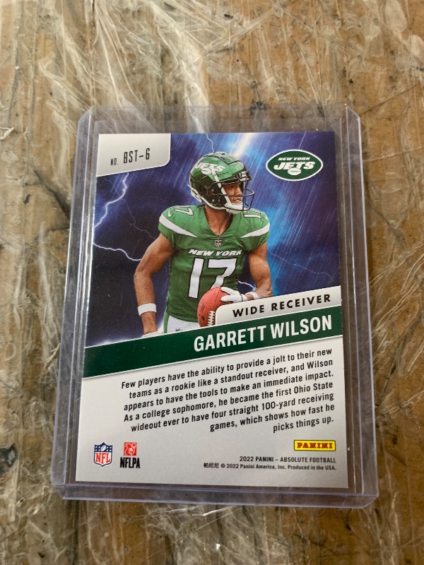 Photo 1 of Garret Wilson #BST-6 2022 Panini Absolute By Storm