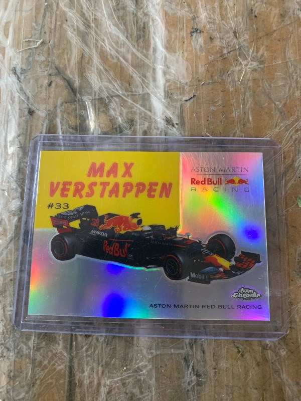 Photo 1 of 2020 Topps Chrome Formula 1 - 1954 World On Wheels Max Verstappen #54W-5