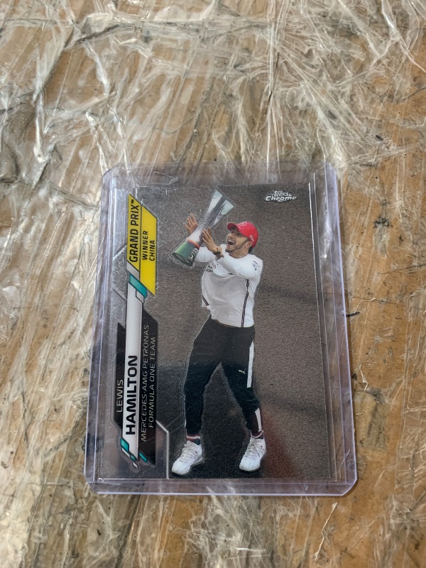 Photo 1 of Lewis Hamilton 2020 Topps Chrome Formula 1 #135 RC