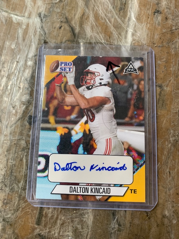 Photo 1 of Dalton Kincaid [Gold] #PS-DK2 [Rookie] 2021 Pro Set College Autographs