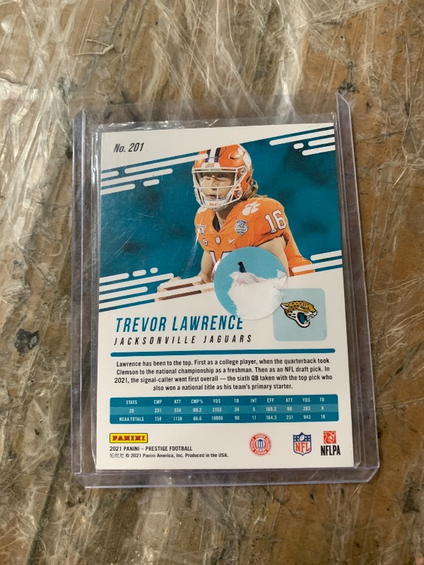 Photo 1 of 2021 Panini Prestige - Rookies Trevor Lawrence #201 (RC)