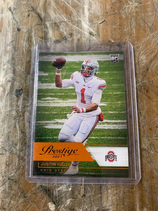 Photo 1 of Justin Fields [Orange] #80 Panini Chronicles Draft Picks