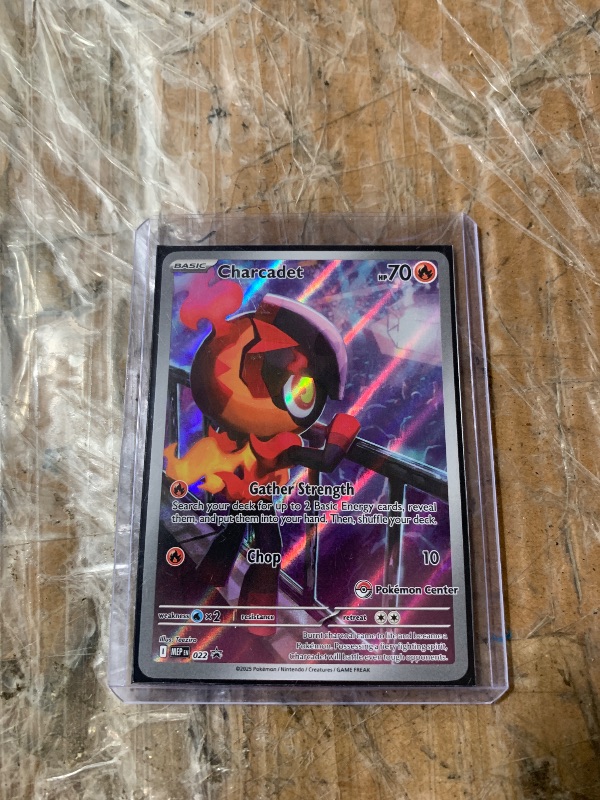 Photo 1 of Charcadet - 022 - ME: Mega Evolution Pokemon Center Exclusive Promo (MEP) Pokémon Training Card