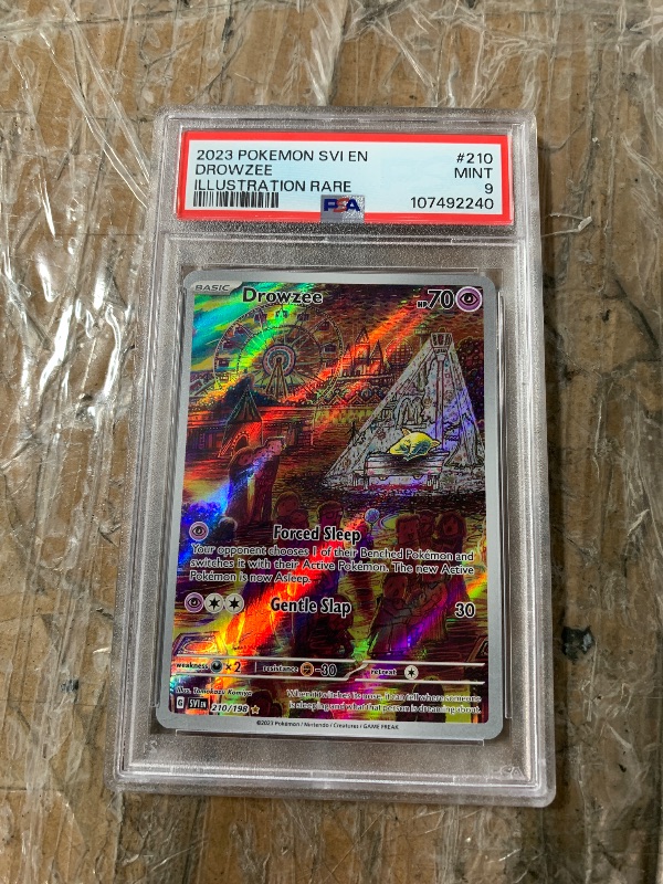 Photo 1 of [PSA 9] Mint 2023 Drowzee Illustration Rare Scarlet & Violet Base Set  210/198 Pokemon training card