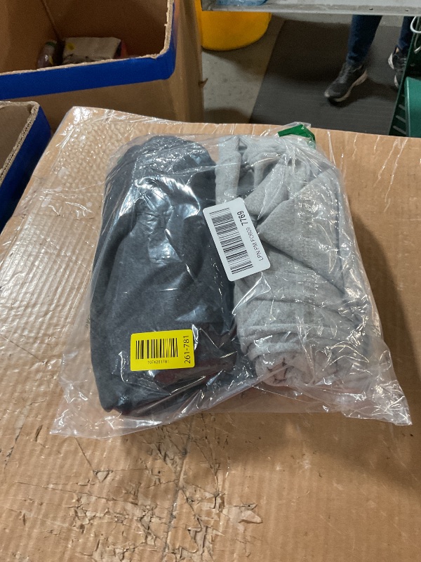 Photo 1 of ** does not come with the black pair **
Studio 3 Mens' 3-Pack Fleece Cargo Jogger Sweatpants, Heather Gray/Charcoal/Black, X-Large