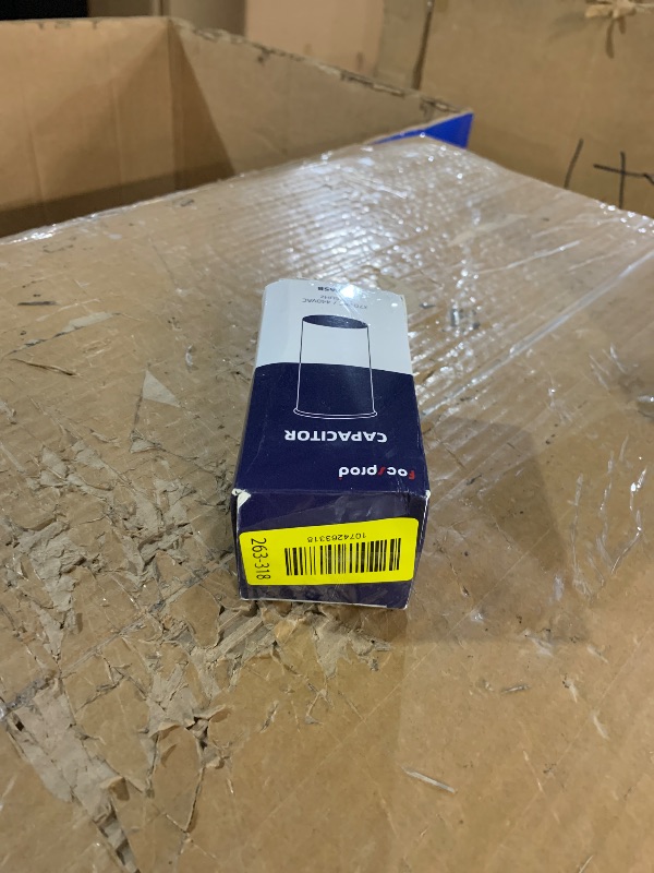 Photo 1 of [UL Recognized] FOCSPROD 45+5 uF 45/5 MFD ±6% 370V/440V CBB65B AC Capacitor, Dual Run Round Capacitor Replacement, 45 5 uF 440 Volt HVAC for AC Unit Fan Motor Start or Heat Pump or Condenser Straight