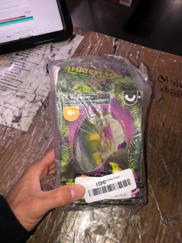 Photo 1 of ***DAMAGED - SEE NOTES/PICTURES*** NURCHUMS Keycraft Large Stegosaurus Hatching Egg, Hatch and Grow Your Own Realistic Dinosaur (Large 4 inches)