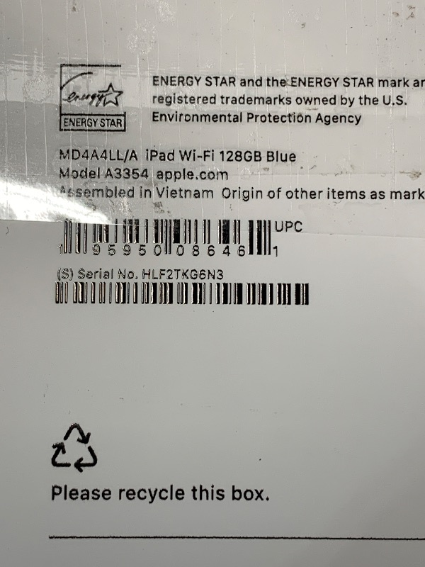 Photo 1 of *See notes* Apple iPad 11-inch: A16 chip, 11-inch Model, Liquid Retina Display, 128GB, Wi-Fi 6, 12MP Front/12MP Back Camera, Touch ID, All-Day Battery Life — Blue