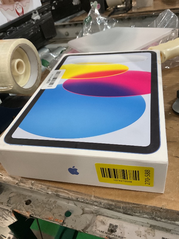 Photo 1 of *See notes* Apple iPad 11-inch: A16 chip, 11-inch Model, Liquid Retina Display, 128GB, Wi-Fi 6, 12MP Front/12MP Back Camera, Touch ID, All-Day Battery Life — Blue