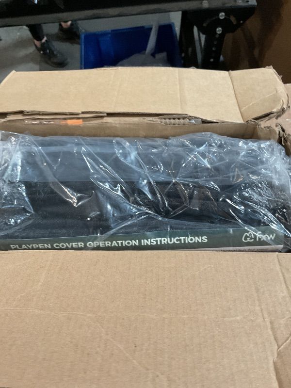 Photo 1 of (Not Suitable for Other Brands) FXW Exclusive Mesh Top Cover, Only Fits FXW Rollick/Homeplus/Instant/Aster 22.8" W x 24" H 8 Panel Playpen (Playpen not Included), Square?Patent Pending