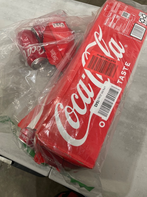 View 2 of ***MISSING THREE *********Coca-Cola Fridge Pack Soda Soft Drink, 12 fl oz Cans, 9 Pack - Classic Cola Soda Cans