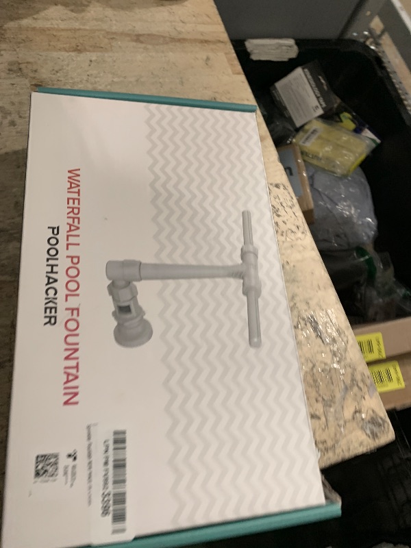 Photo 1 of [Patent Pending] 2025 Upgrade Pool Fountain - Dual Spray Water Fountains for Above Ground/Inground Pools, 2-in-1 Adjustable Waterfall Pool Sprinkler Fountain