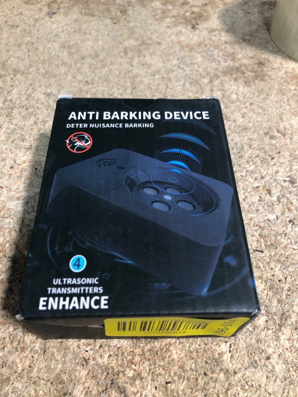 Photo 1 of **MISSING CHARGER**Anti Barking Device for Dogs Long Range 50ft, Ultrasonic Dog Bark Deterrent Device with Stop Dog Barks - Dog Barking Stopper, Bark Box, Barking Control Devices for Dog Training in Outdoor/Indoor