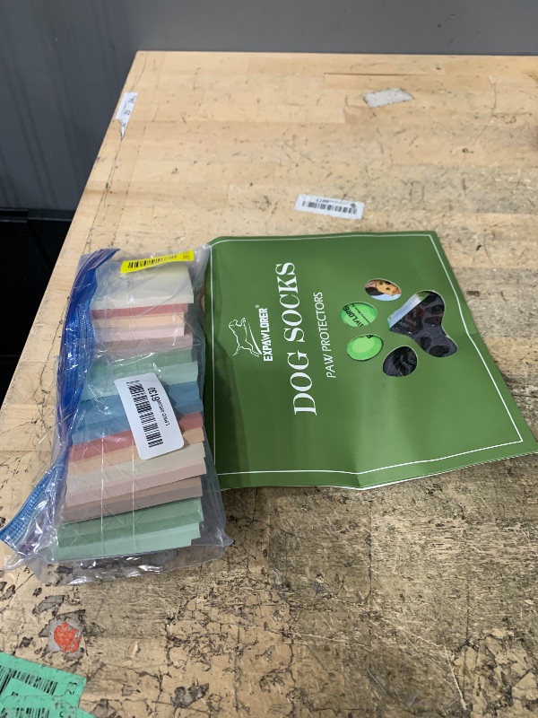Photo 1 of (16 Pack) Sticky Notes 3x3, Vintage Colors, Sticky Pads, Recyclable, Easy to Stick for Home, Office, Notebook.  Dog socks 